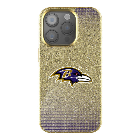 Baltimore Ravens Linen Bling Phone Case for Apple iPhone