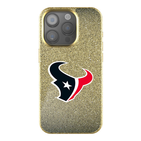 Houston Texans Linen Bling Phone Case for Apple iPhone