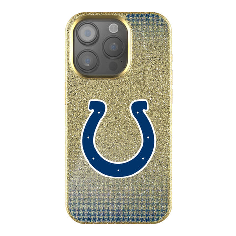 Indianapolis Colts Linen Bling Phone Case for Apple iPhone