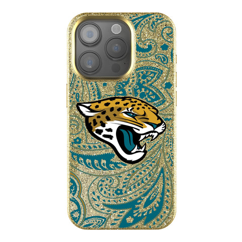 Jacksonville Jaguars Paisley Bling Phone Case