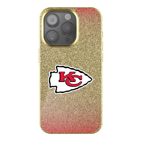 Kansas City Chiefs Linen Bling Phone Case for Apple iPhone