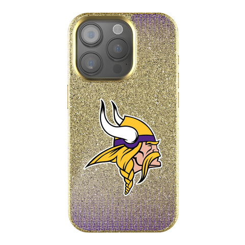 Minnesota Vikings Linen Bling Phone Case for Apple iPhone-0