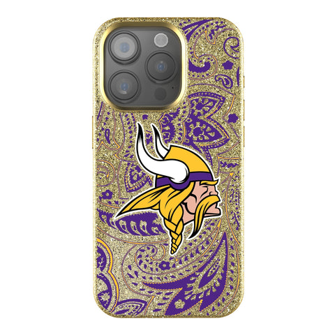 Minnesota Vikings Paisley Bling Phone Case