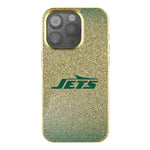 New York Jets Linen Bling Phone Case for Apple iPhone