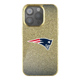 New England Patriots Linen Bling Phone Case for Apple iPhone