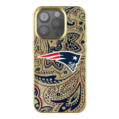 New England Patriots Paisley Bling Phone Case