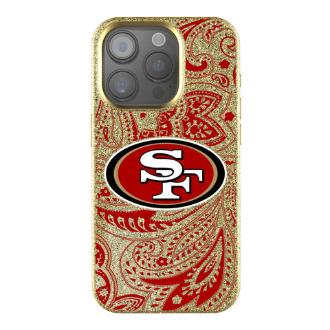 San Francisco 49ers Paisley Bling Phone Case