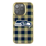 Seattle Seahawks Plaid Bling Phone Case