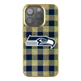 Seattle Seahawks Plaid Bling Phone Case