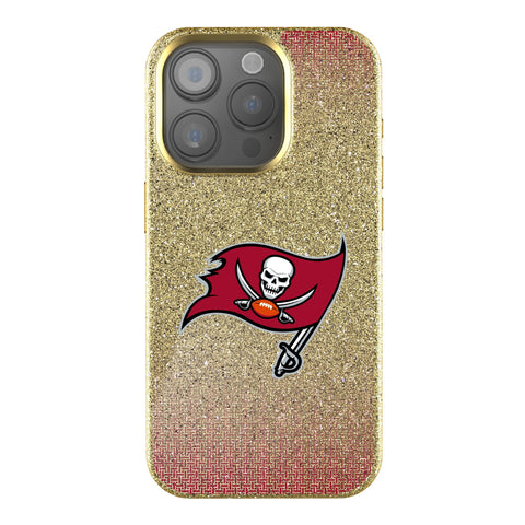 Tampa Bay Buccaneers Linen Bling Phone Case for Apple iPhone