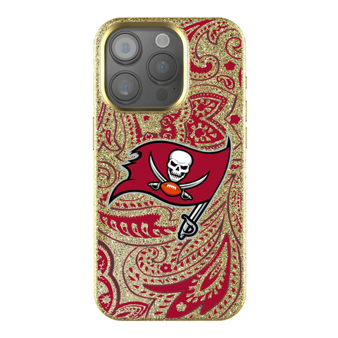 Tampa Bay Buccaneers Paisley Bling Phone Case