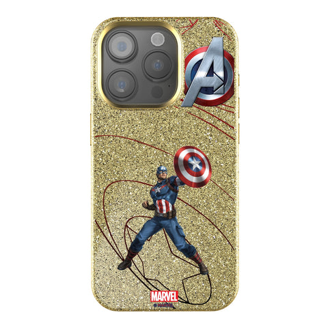 Marvel Avengers Captain America MechLine Bling Phone Case