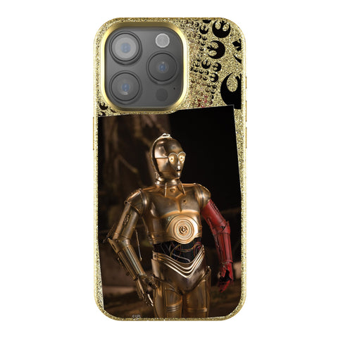 Star Wars C-3PO Portrait Bling Phone Case for Apple iPhone