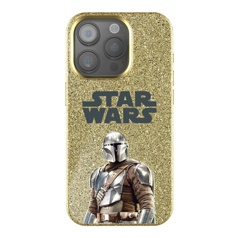 Star Wars: The Mandalorian Din Djarin Color Block Bling Phone Case