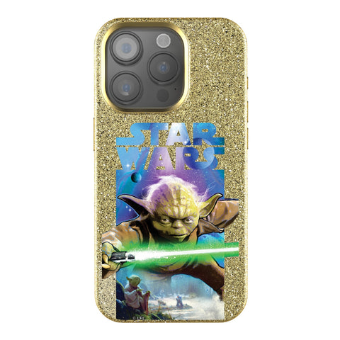 Star Wars Yoda Portrait Collage Bling Phone Case