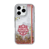 Indiana University Hoosiers 2025 College Football Playoff National Champion Glitter Phone Case for Apple iPhone