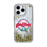 Philadelphia Phillies 1984-1991 - Cooperstown Collection Pinstripe Glitter Phone Case for Apple iPhone