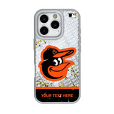 Baltimore Orioles Personalized EndZone Plus Glitter Phone Case for Apple iPhone