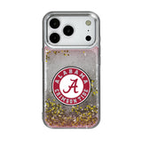 University of Alabama Crimson Tide Linen Glitter Phone Case for Apple iPhone 17 Series