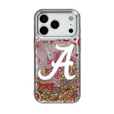 University of Alabama Crimson Tide Script A Paisley Glitter Phone Case for Apple iPhone 17 Series