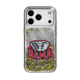 University of Alabama Crimson Tide Script A Quadtile Glitter Phone Case for Apple iPhone 17 Series