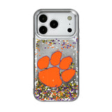 Clemson University Tigers Confetti Glitter Phone Case for Apple iPhone 17 Series
