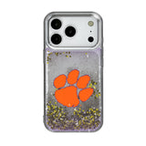 Clemson University Tigers Linen Glitter Phone Case for Apple iPhone 17 Series