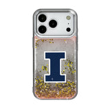 University of Illinois Fighting Illini Linen Glitter Phone Case for Apple iPhone 17 Series
