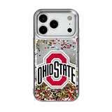 Ohio State University Buckeyes Confetti Glitter Phone Case for Apple iPhone 17 Series