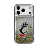 University of Cincinnati Bearcats Linen Glitter Phone Case for Apple iPhone 17 Series
