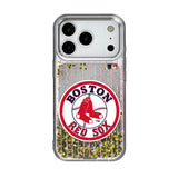 Boston Red Sox 1976-2008 - Cooperstown Collection Pinstripe Glitter Phone Case for Apple iPhone 17 Series