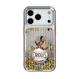 Baltimore Orioles 1954-1963 - Cooperstown Collection Pinstripe Glitter Phone Case for Apple iPhone 17 Series
