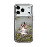 Baltimore Orioles 1954-1963 - Cooperstown Collection Linen Glitter Phone Case for Apple iPhone 17 Series