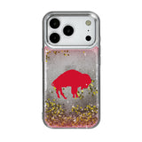Buffalo Bills Historic Collection Linen Glitter Phone Case for Apple iPhone 17 Series