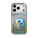 Los Angeles Chargers Historic Collection Linen Glitter Phone Case for Apple iPhone 17 Series