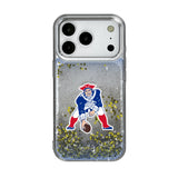 New England Patriots Historic Collection Linen Glitter Phone Case for Apple iPhone 17 Series