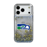 Seattle Seahawks Historic Collection Linen Glitter Phone Case for Apple iPhone 17 Series