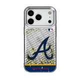 Atlanta Braves Personalized EndZone Plus Glitter Phone Case for Apple iPhone 17 Series