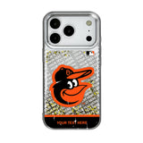 Baltimore Orioles Personalized EndZone Plus Glitter Phone Case for Apple iPhone 17 Series