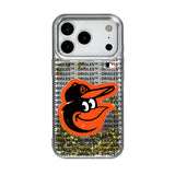 Baltimore Orioles Text Backdrop Glitter Phone Case for Apple iPhone 17 Series