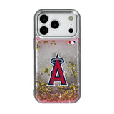Los Angeles Angels Linen Glitter Phone Case for Apple iPhone 17 Series