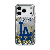 LA Dodgers Confetti Glitter Phone Case for Apple iPhone 17 Series