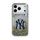 New York Yankees Linen Glitter Phone Case for Apple iPhone 17 Series
