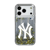 New York Yankees Text Backdrop Glitter Phone Case for Apple iPhone 17 Series