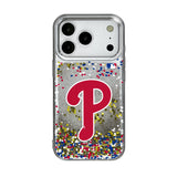 Philadelphia Phillies Confetti Glitter Phone Case for Apple iPhone 17 Series