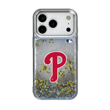 Philadelphia Phillies Linen Glitter Phone Case for Apple iPhone 17 Series