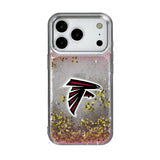 Atlanta Falcons Linen Glitter Phone Case for Apple iPhone 17 Series