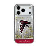 Atlanta Falcons Personalized EndZone Plus Glitter Phone Case for Apple iPhone 17 Series