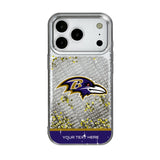 Baltimore Ravens Personalized EndZone Plus Glitter Phone Case for Apple iPhone 17 Series
