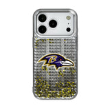 Baltimore Ravens Text Backdrop Glitter Phone Case for Apple iPhone 17 Series